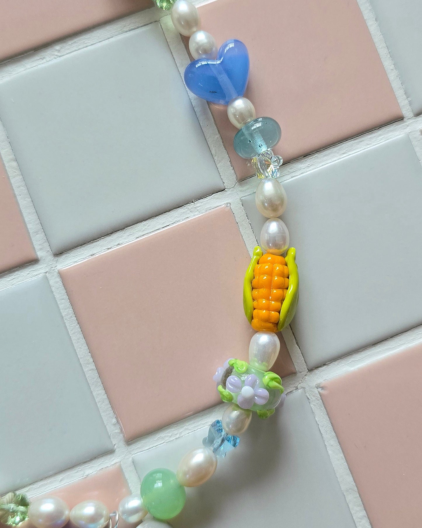 Lovebird Bead Necklace
