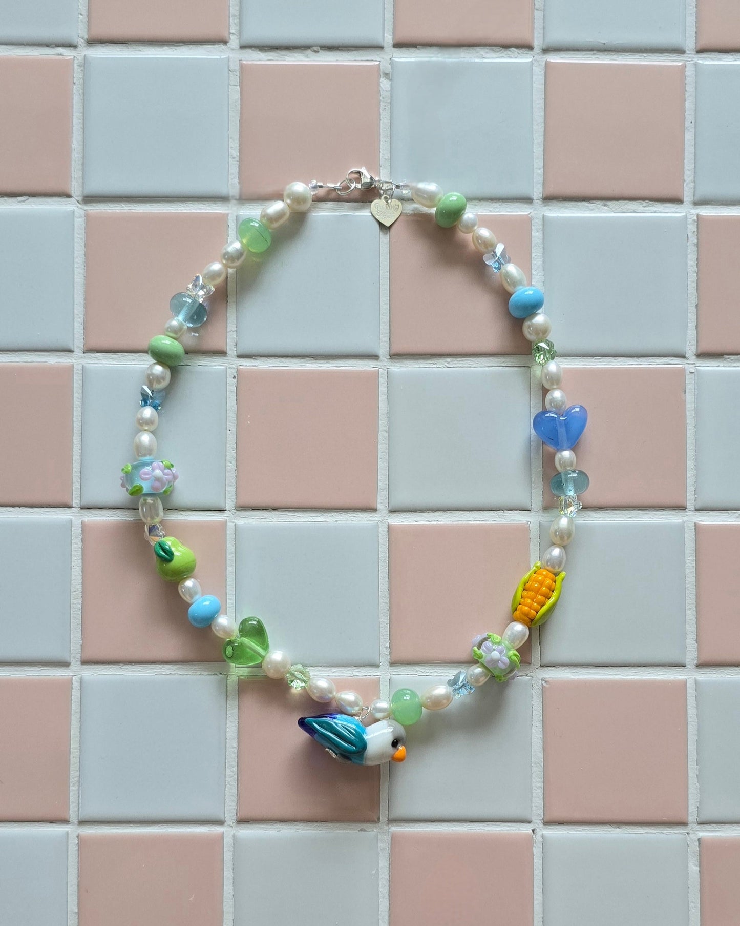 Lovebird Bead Necklace