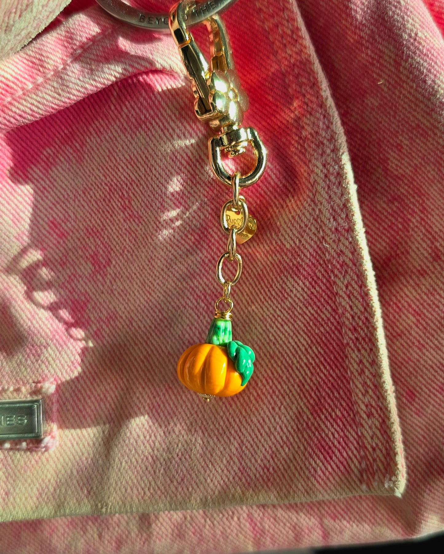Classic Pumpkin Keychain