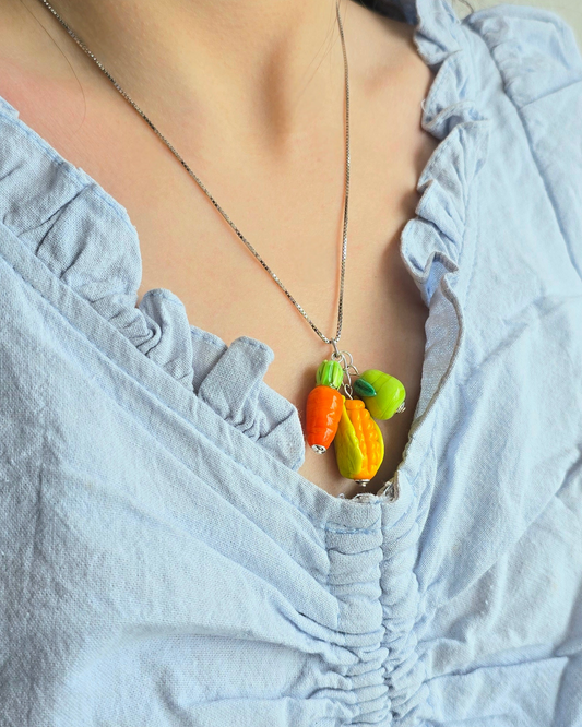 Veggie Party Chain Necklace