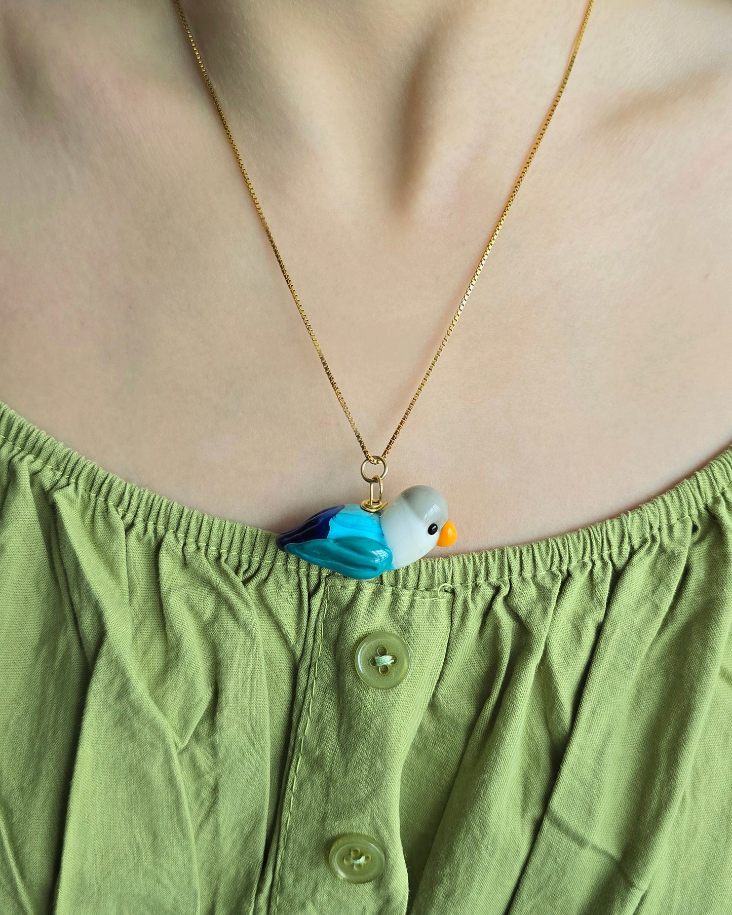 Lovebird Chain Necklace