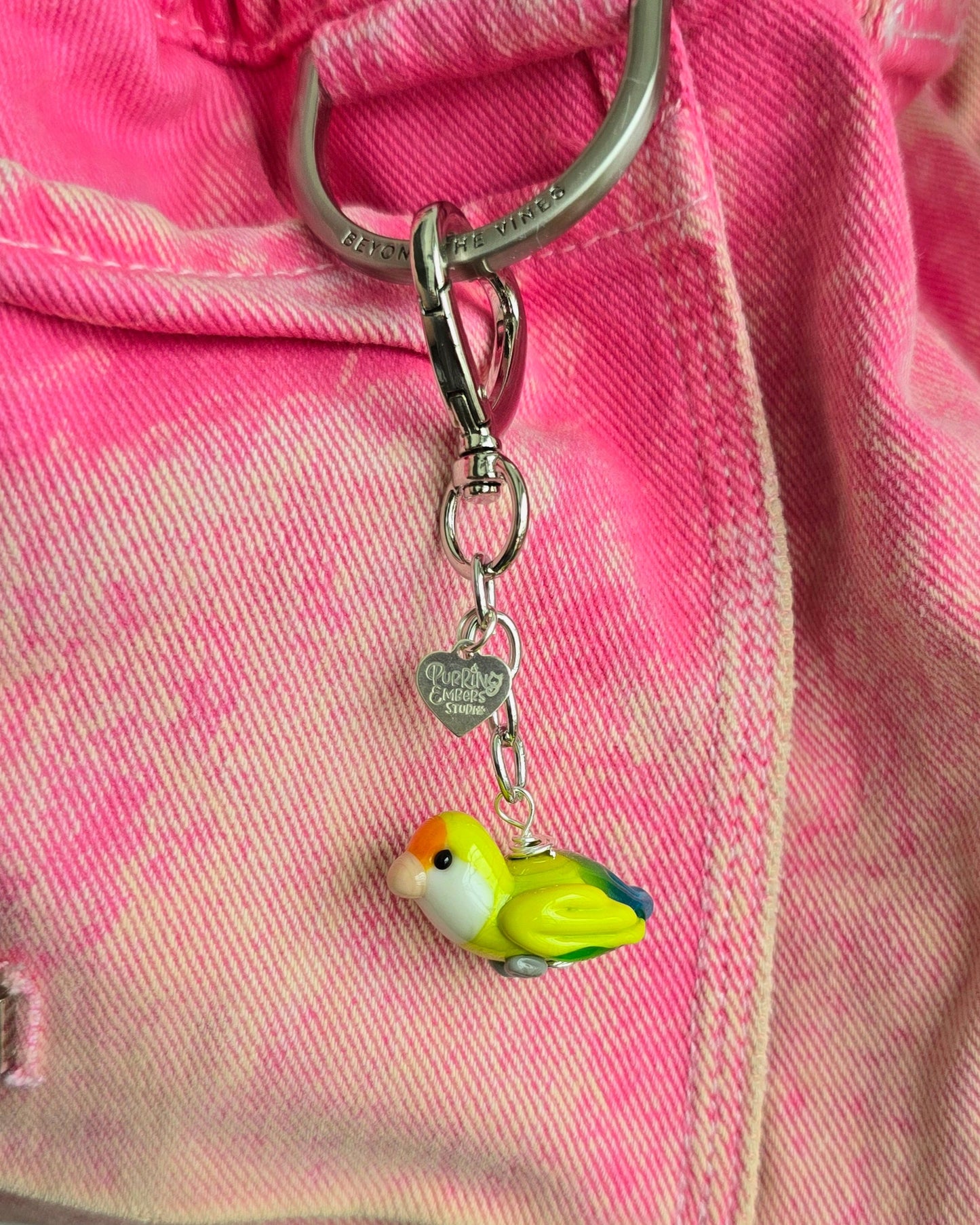 Lovebird Keychain