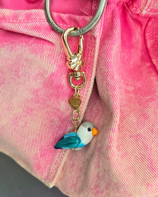 Lovebird Keychain