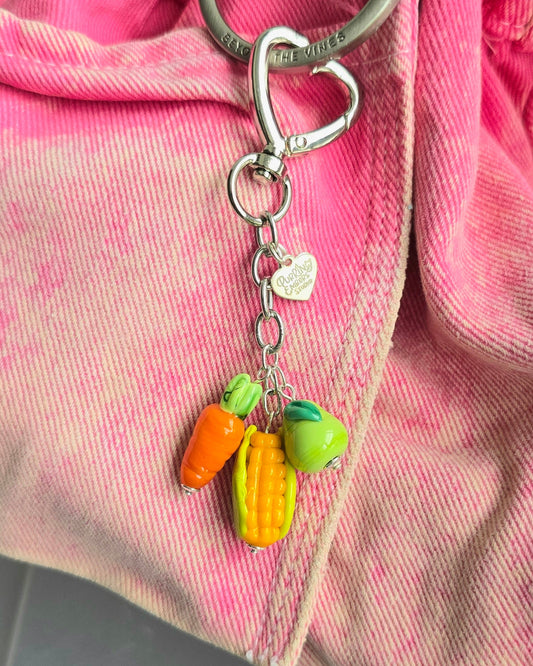 Veggie Party Keychain