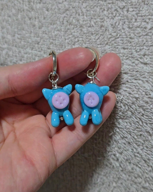 Squid Plush Earrings